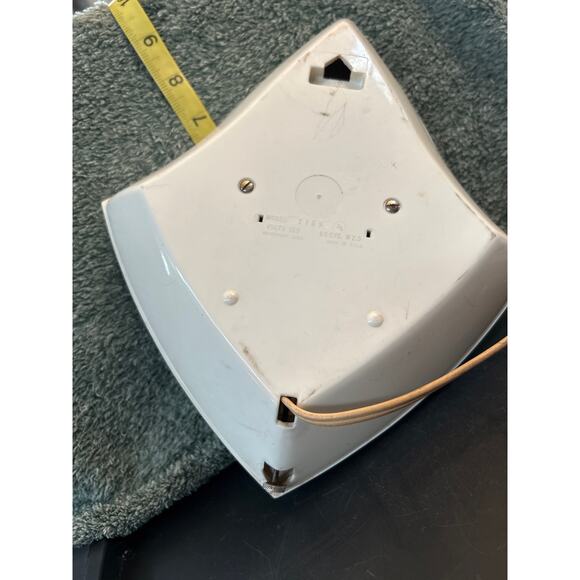 GE White Electric Atomic Wall Clock Model 2159 Works! - Picture 8 of 12